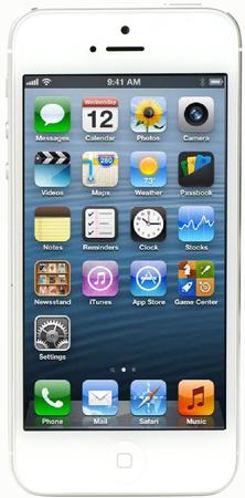 Смартфон Apple iPhone 5 32Gb White & Silver - Кириши